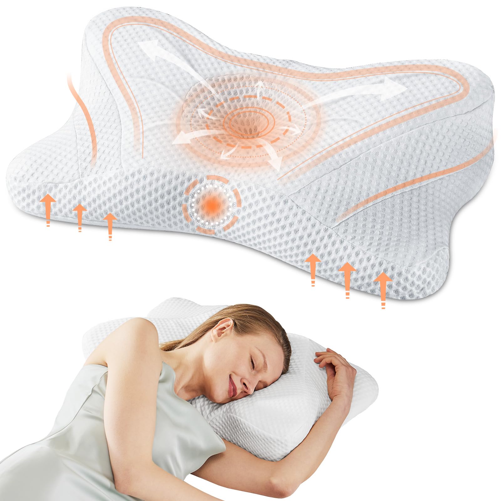 Amazon.com: Sweetcrispy Cervical Pillow for Neck and Shoulder